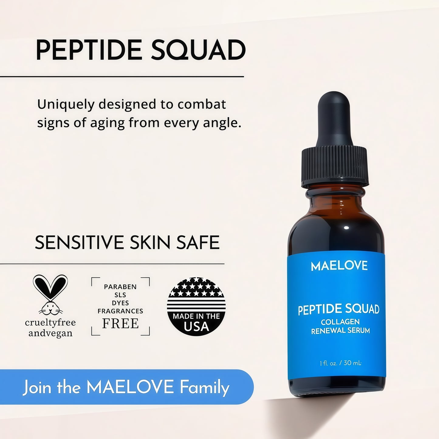 Peptide Squad Collagen Renewal Serum